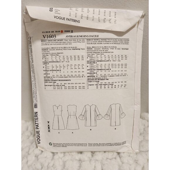 Isaac Mizrahi V1603 Sewing Pattern UNCUT | Size 6–14 - Picture 4 of 10